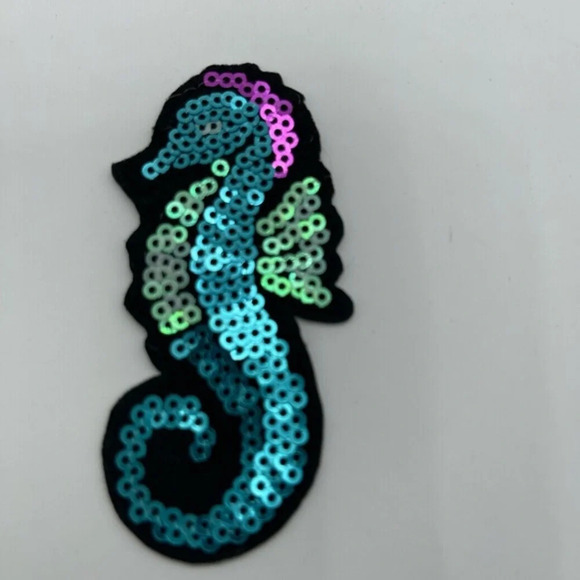 Shell Mermaid Sequined Patches, Set of 3, NWT - Picture 7 of 10